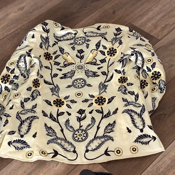 Amazing Oscar De La Renta NWOT Silk Jacket 🖤🖤🖤🖤 - Picture 8 of 9